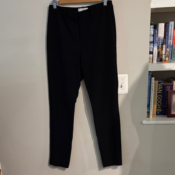 Mango Black Split Front Trousers - Picture 1 of 4